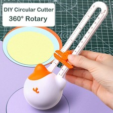 Paper Card Photo 360° Rotary Circle Cutter Round Cutting Tool  Card Making