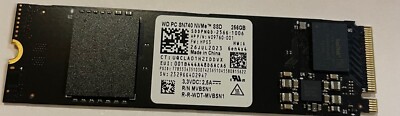 Western Digital 256GB M.2 PCIE NVMe HP 256GB SATA M.2 2280 SSD