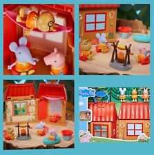 Peppa Pig's Deluxe House Playset Double Sided House + furniture + Boat  Figures