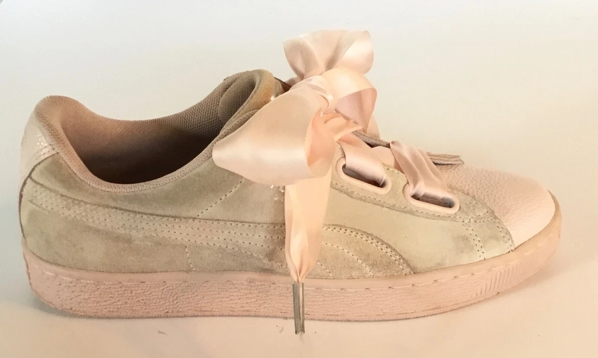 Puma heart store suede rose