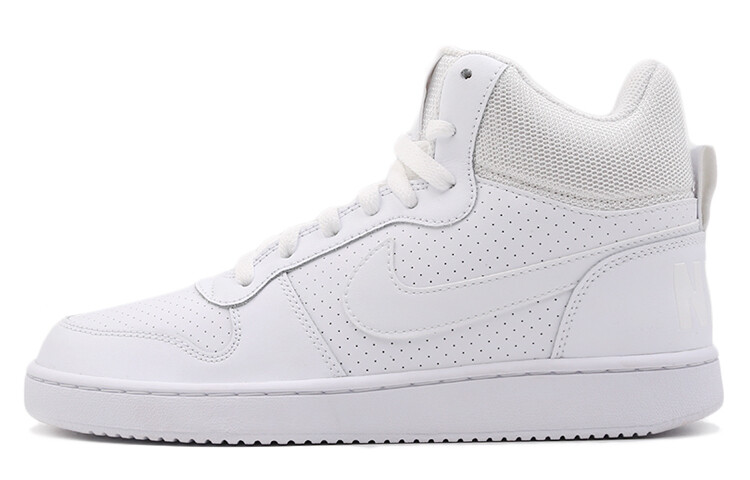 Nike Court Borough Mid Triple White - 838938-111 | eBay