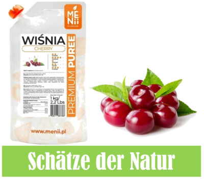 Kirschen Püree Desserts Eiscreme Sorbett Gastronomie Kuchen Drinks Kirsche 1KG