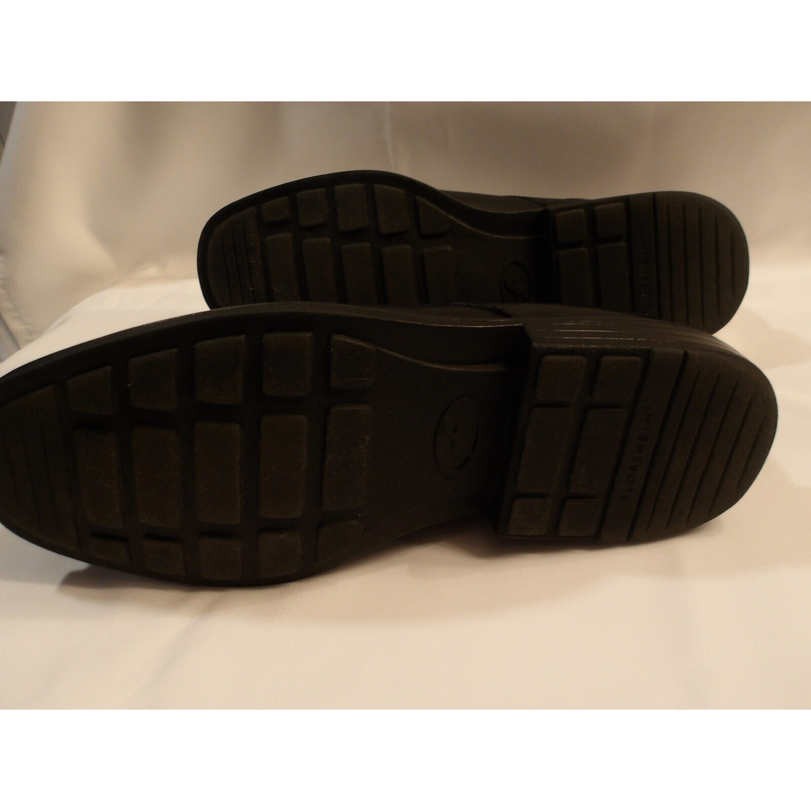 SAOLA Scarpe eleganti Florsheim in pelle nera Comfortech stile classico taglia 12 m #5160