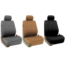 Car Seat Covers PU Leather Rome Front Set Universal Fit Auto Truck SUV