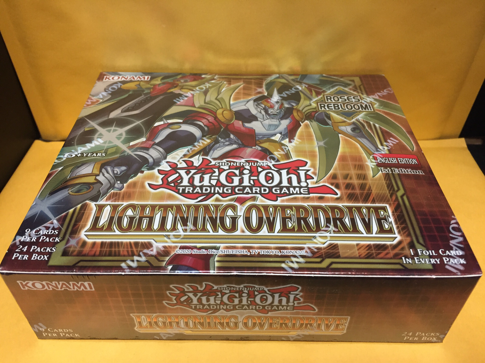 Yugioh Lightning Overdrive Factory Booster Pack 1st Edition for sale