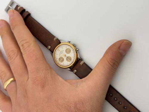 Eberhard & Co. Contograf 32026 Chronograph Contograf Trois Calibre Lemania 1873 - Foto 5 di 18