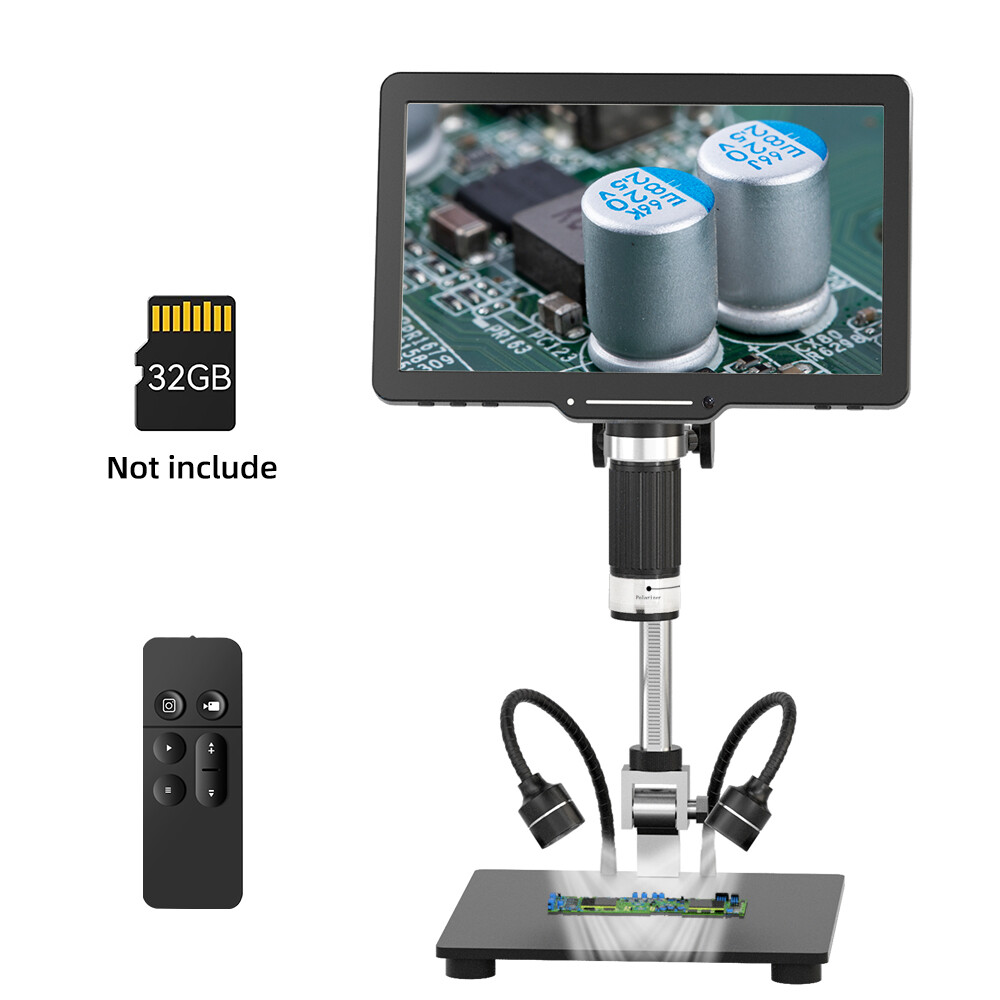 10.1 in IPS LCD Screen Max Digital Microscope 1200x HDMI Soldering Microscope