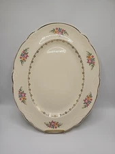 Homer Laughlin "M201-Gold Trimmed" 15 5/8 Inch Platter