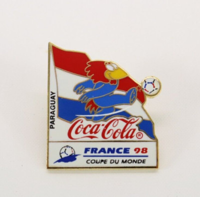 Soccer Coca-Cola France 1998 World Cup Lapel Pin Paraguay | eBay
