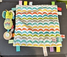 Taggies Lovey Security Blanket Rattle Sensory