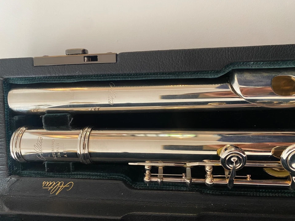 ALTUS AFL-A1107 Flute  Silver  Hard Case - Azumino Japan - Image 4 of 4