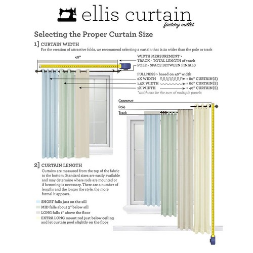 Ellis Curtain Shadow Stripe Tailored Panel Pair with Ties Natural - 第 5/31 張圖片