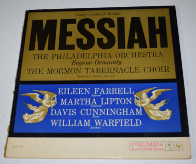 A Messiah George Frederick Handel Philadelphia Mormon Tabernacle Vinyl Columbia 