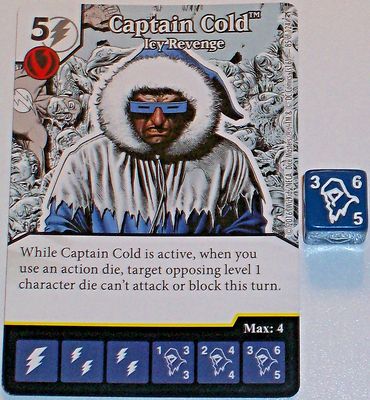 CAPTAIN COLD: ICY REVENGE 85 Green Arrow and The Flash Dice Masters Rare