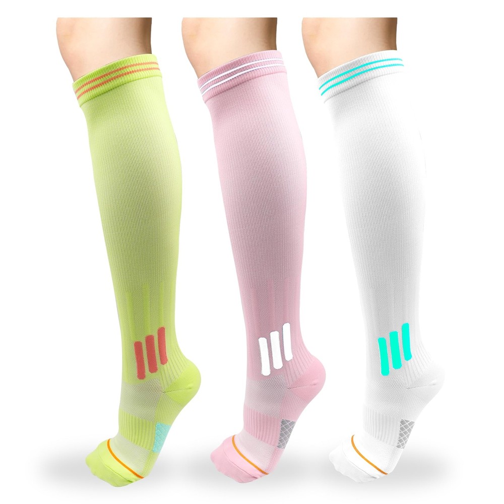 Compression Socks for WomenAthletic Compression Socks for WomenWhite Compress... Compression Socks for WomenAthletic Compression Socks for WomenWhite Compress...