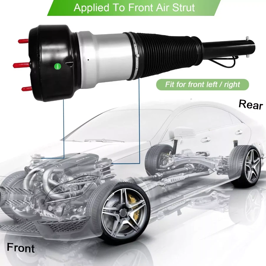 Front L/R Air Ride Suspension Shock Absorber Strut fits MB W221 S63/65/550 RWD Foto 4 de 4