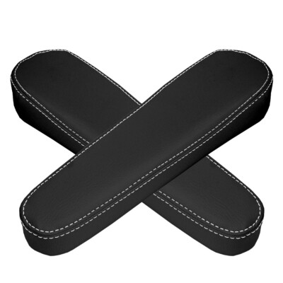 Fits 11-17 Honda Odyssey Synthetic Leather Seat Armrest Black White Stitch