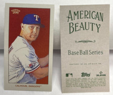 Kole Calhoun 2022 Topps 206 Wave 1 American Beauty Back Mini SP /10 - RANGERS