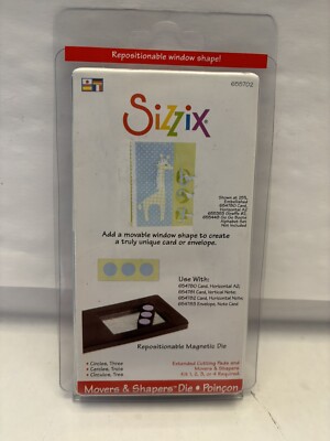 Sizzix Movers & Shapers Repositionable  Magnetic Die Three Circles 655702