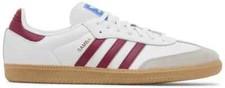 Adidas Samba OG "White Burgundy Gum" Burgundy White IF3813 Men's Size 11