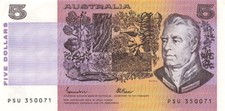 Australien  -  5 Dollars  -  Serie PSU