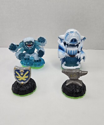 Skylanders Spyro's Adventure Empire of Ice Slam Bam Anvil Rain Water Figures