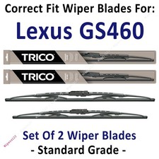 Wiper Blades 2-Pack Standard Wipers - fit 2008-2011 Lexus GS460 -  30240/190