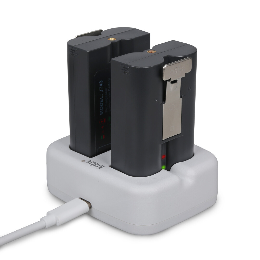 2PCS Rechargeable Ring Battery Pack Charger for Ring Video