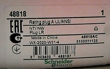 SCHNEIDER ELECTRIC SQUARE D 48818 CIRCUIT BREAKER RATING PLUG (48818AC) *FRSHIP*