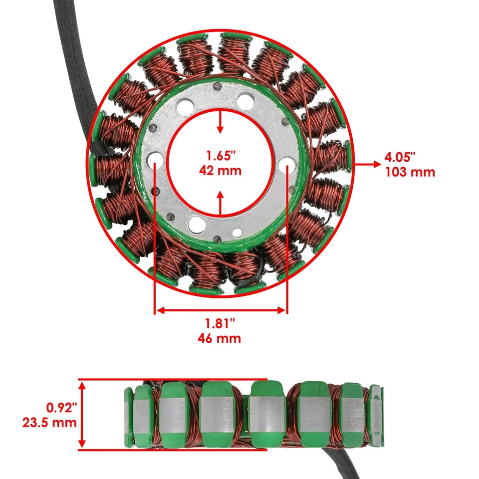 Estator y junta para Yamaha XV250 V Star 250 2008 2009 2010 2011 2012 2013-2020 Foto 2 de 4