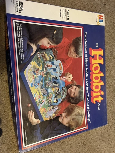RARE Vintage -The Hobbit Game 1978 - Milton Bradley MB Board Game NOT  COMPLETE