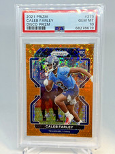 2021 Panini Prizm Caleb Farley Rookie Disco Prizm #375 PSA 10 Gem Mint Titans