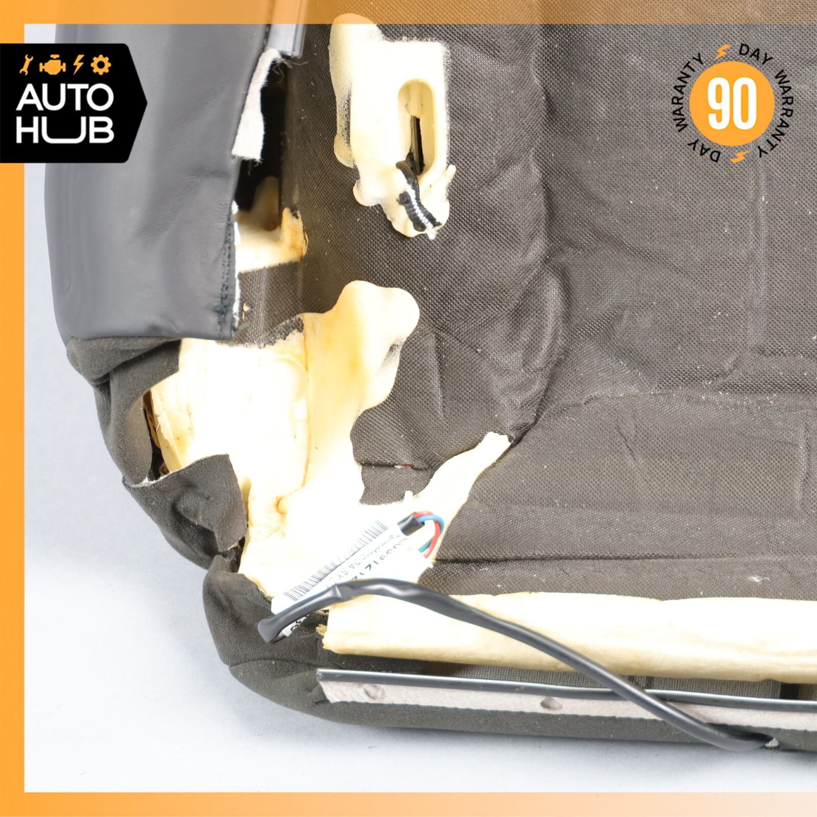 14-17 Maserati Ghibli M157 Front Left Top Upper Seat Cushion Black OEM 75k