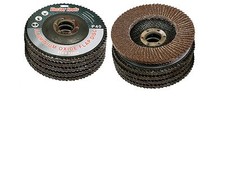 10 Pc Flap Sanding Grinding Disc 4 1/2" x 7/8" Aluminum Oxide A/O NEW 40-180Grit