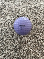 PING KARSTEN EYE GOLF BALL Two Tone Purple White Lavender Vintage USED