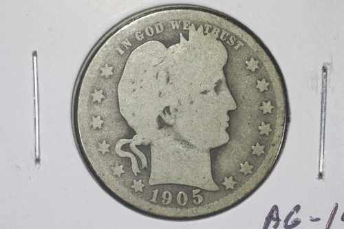 1909-S Barber Quarter, About Good