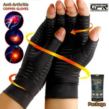 Copper Compression Arthritis Gloves Wrist Brace for Carpal Tunnel Support Hands