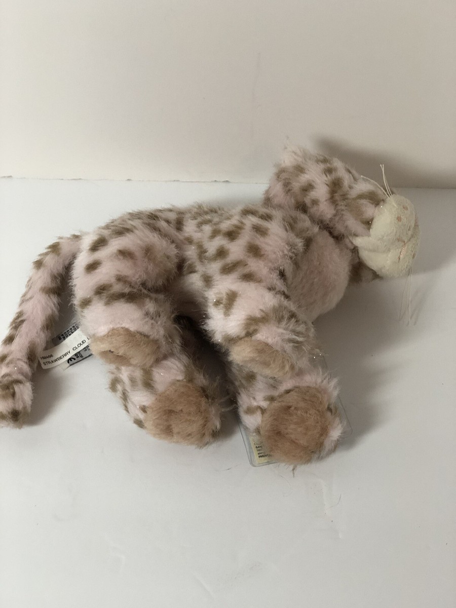 Webkinz RARE Strawberry Cloud Leopard NWT HM466 Plush SEALED