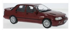 MODEL CAR GROUP FORD SIERRA COSWORTH 4X4 1990 METALLIC DARK RED 1-18 SCALE 18354