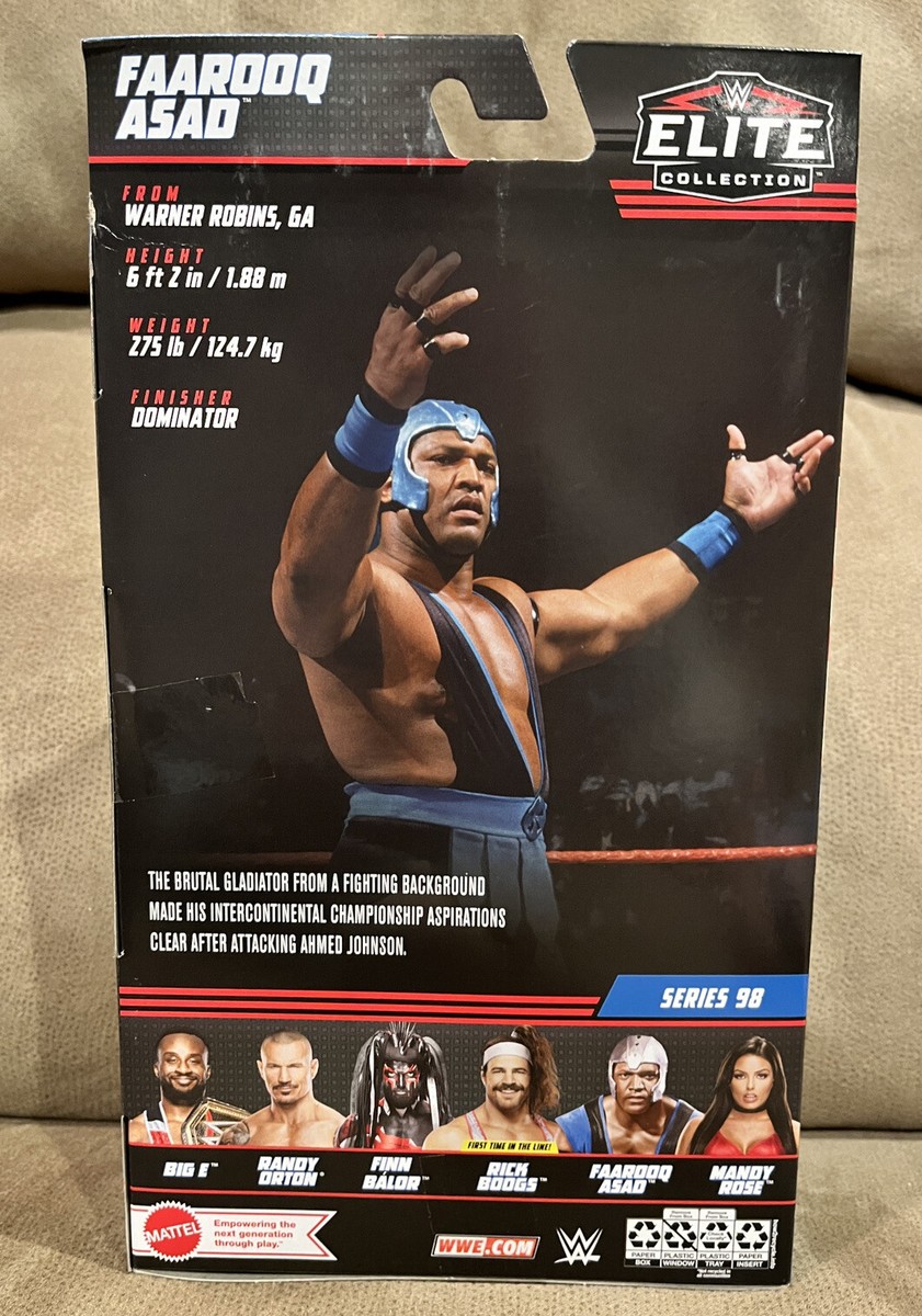 WWE ELITE COLLECTION 98 FAAROOQ ASAD Ron Simmons NEW WWF 2022 | eBay