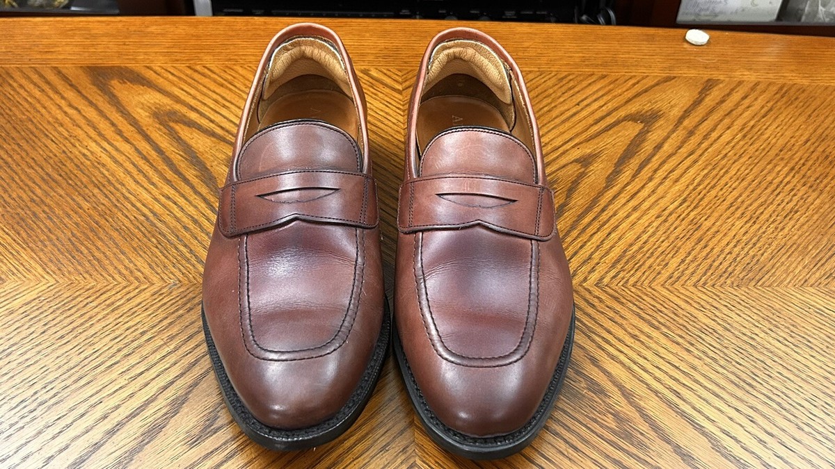 Allen Edmonds LAKE FOREST Leather Penny Loafers Man