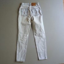 Vtg Women's Levi s 512 Jeans Slim Tapered Tag Size 7 Jrs Measure 25" Distressed