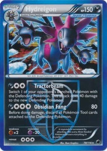 Hydreigon 78/116 - Pokemon Plasma Freeze Holo Rare Card