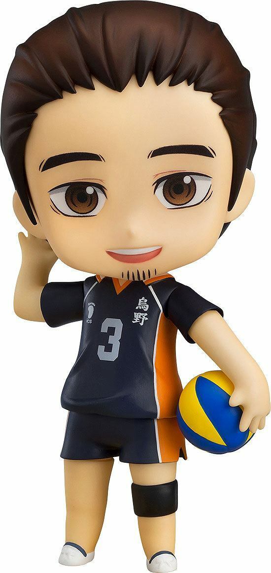 HAIKYUU!! - Asahi Azumane Nendoroid Action Figure # 914 Orange Rouge