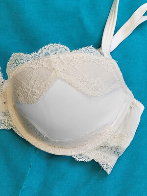 Pleasure State White Label Alma Contour Bra Size 32C / 10C in White NEW ...