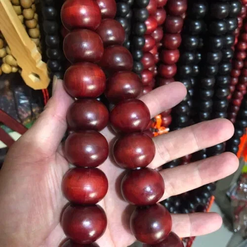 Collares de 30 mm 54 cuentas Shaolin Buda Monje Oración Mala para traje de Kung Fu Foto 4 de 4