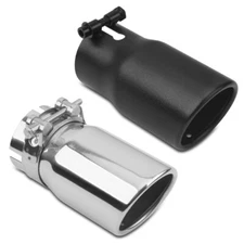 Exhaust Tip 2.5" Inlet 3" Outlet 6"Long Clamp-On / Bolt-On Stainless Steel Pipe