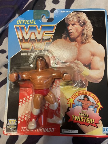 WWF WWE Hasbro Texas Tornado English Card Moc Good...