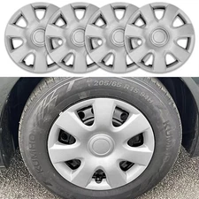 15" Silver Factory Style Wheel Cover Hubcaps 4PC Set FOR 2002-2006 Toyota Camry