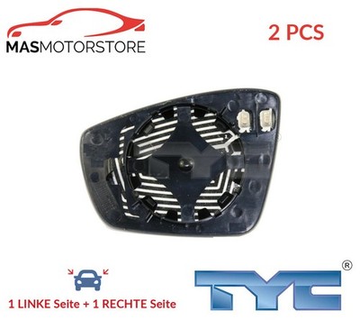 AUßENSPIEGEL SPIEGELGLAS PAAR TYC 337-0184-1 2PCS P NEU OE QUALITÄT
